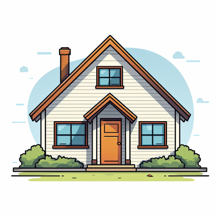 House real estate and property theme.の素材
