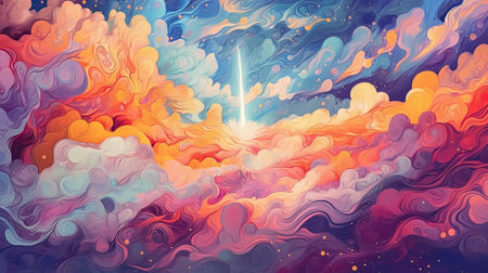 Colorful abstract backgroundの素材