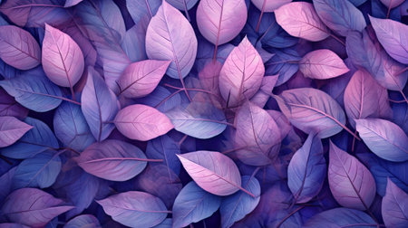 purple leaves background.の素材