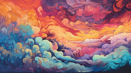 Abstract colorful backgroundの素材