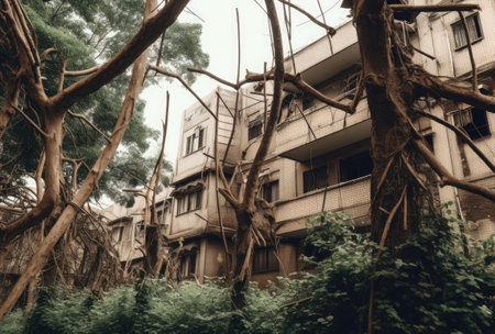 Old building in the jungleの素材
