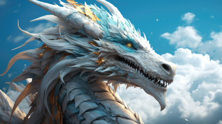 dragon in the skyの素材