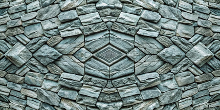 Decorative stone wall texture. Abstract background and texture for design.の素材