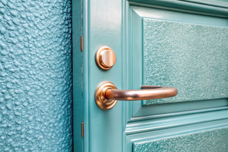 Door knob - vintage filter effect and light leak processing style picturesの素材