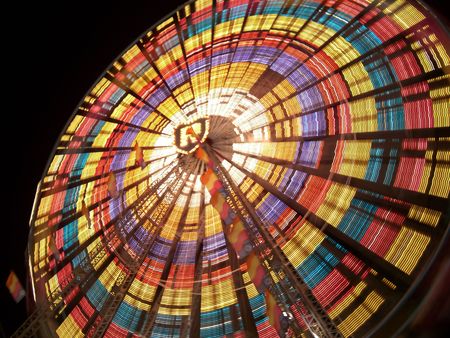 Ferris Wheel at Night