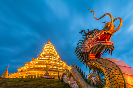 Wat Hyua Pla Kang Chinese temple,Chiang Rai, Thailand.の写真素材