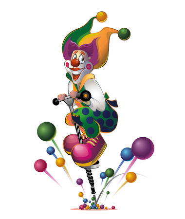 clown jumpsのイラスト素材