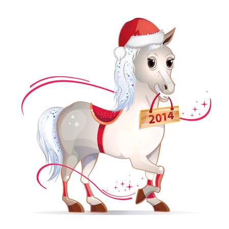 Year of the horse 2014のイラスト素材