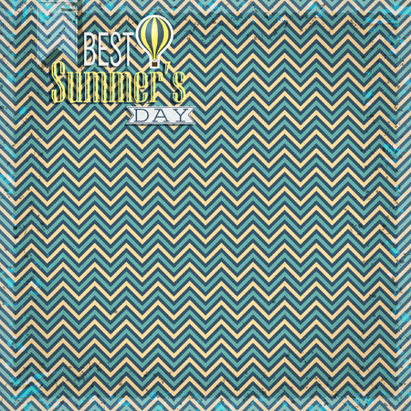 Vintage chevron patternのイラスト素材