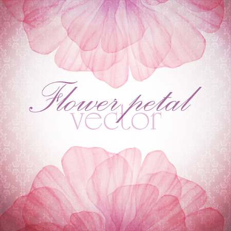 Watercolor floral vintage cardのイラスト素材
