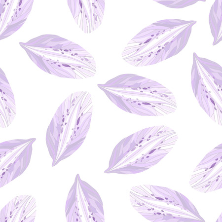 Seamless pattern with Purple flower petalsのイラスト素材
