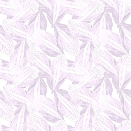 Seamless pattern with Purple flower petalsのイラスト素材