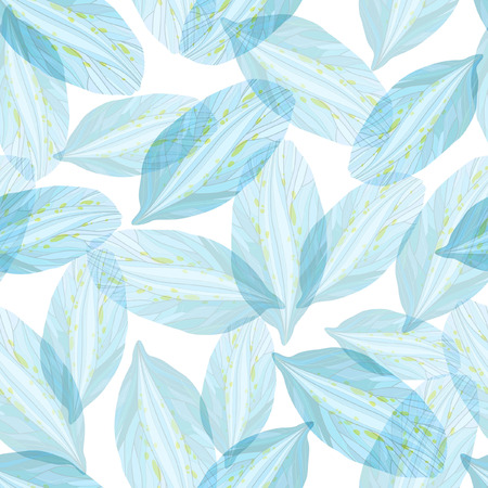 Seamless pattern with Blue flower petalsのイラスト素材