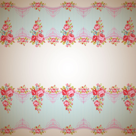 Beautiful floral seamless vintage pattern.のイラスト素材