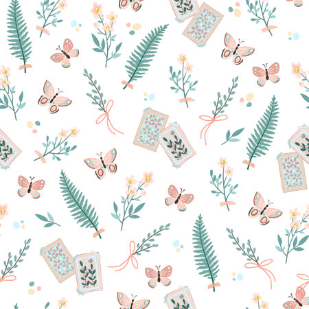 Suitable for typography, cards, banners and textiles.のイラスト素材