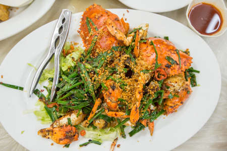 Asian traditional food and restaurant cooked dishesの写真素材