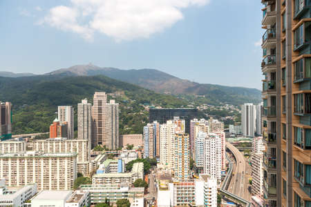 High raised business buildings in the city areasのeditorial素材