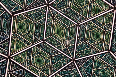 Detail of the roof of a mosque in Istanbul, Turkey.の写真素材