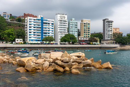 View of the port of Santiago de Compostela, Chile