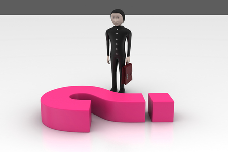 Business man in troubleの写真素材