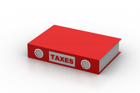 Tax fileの写真素材