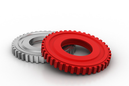 3d gear wheelの写真素材