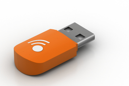 Usb drive with internet signの写真素材