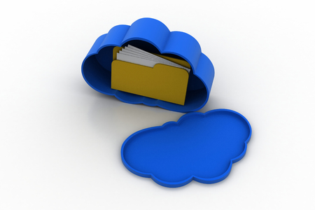 Cloud storage conceptの写真素材