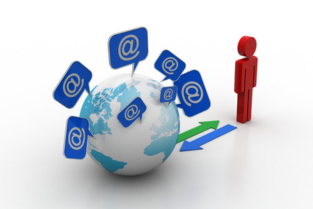 Global communication conceptの写真素材