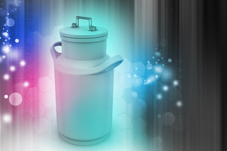 can container for milkの写真素材