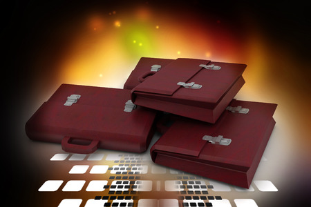 3d business bagの写真素材