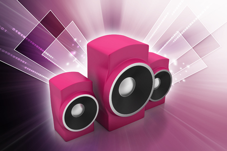 Music speakerの写真素材