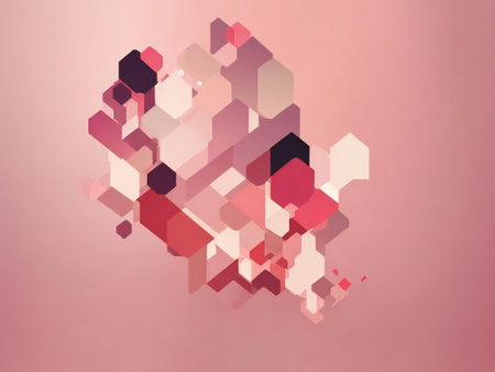 Abstract digital art background wallpaper ai generatedの素材