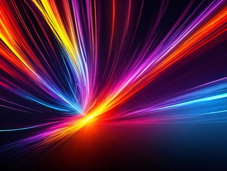 Abstract digital art background wallpaper ai generatedの素材