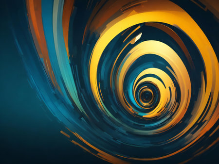 Abstract digital art background wallpaper ai generatedの素材