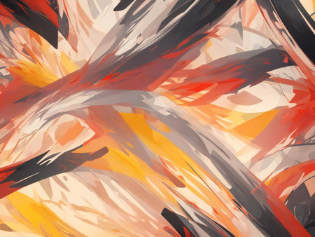Abstract digital art background wallpaper ai generatedの素材