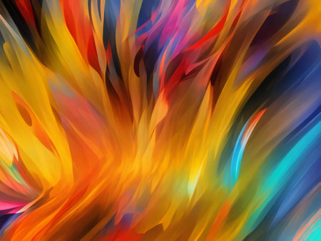 Abstract digital art background wallpaper ai generatedの素材