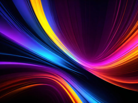 Abstract digital art background wallpaper ai generatedの素材