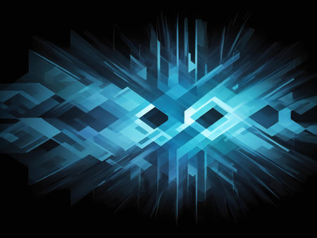 Abstract digital art background wallpaper ai generatedの素材