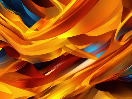 Abstract digital art background wallpaper ai generatedの素材