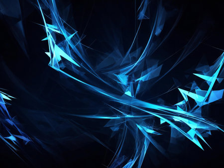 Abstract digital art background wallpaper ai generatedの素材