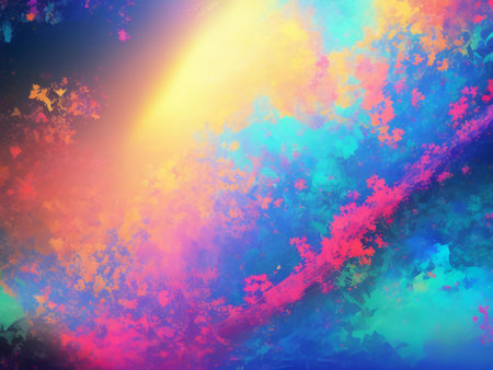 Abstract digital art background wallpaper ai generatedの素材