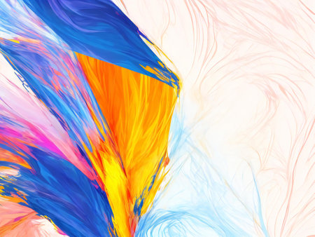 Abstract digital art background wallpaper ai generatedの素材