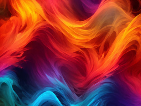 Abstract digital art background wallpaper ai generatedの素材