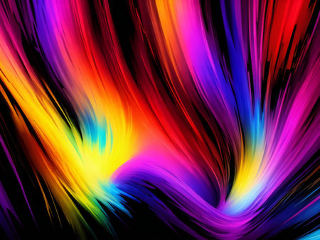 Abstract digital art background wallpaper ai generatedの素材