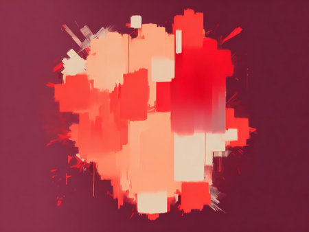 Abstract digital art background wallpaper ai generatedの素材