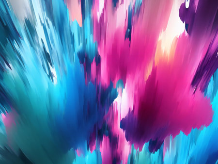 Abstract digital art background wallpaper ai generatedの素材