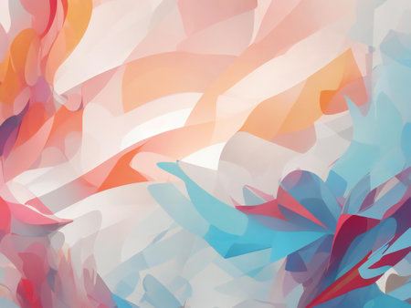 Abstract digital art background wallpaper ai generatedの素材