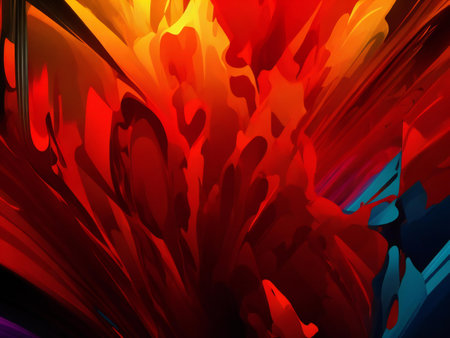 Abstract digital art background wallpaper ai generatedの素材