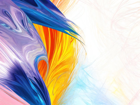 Abstract digital art background wallpaper ai generatedの素材